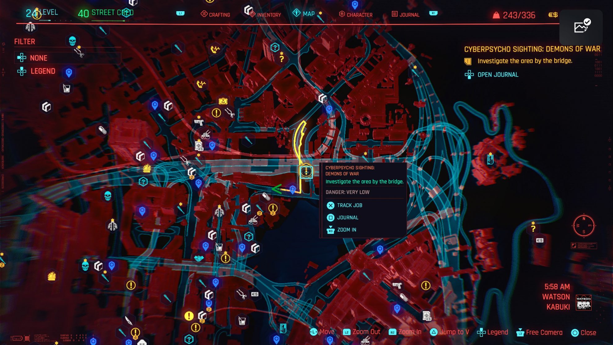 Cyberpunk 2077: All Cyberpsycho Sighting Locations - GGEZ