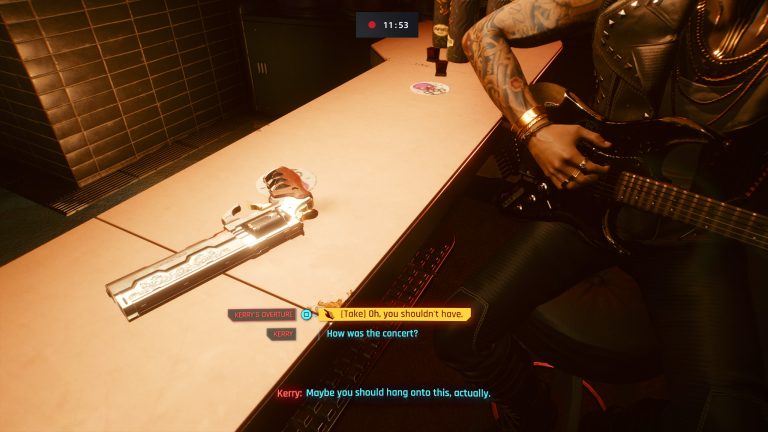 Cyberpunk 2077 Iconic Weapons Complete List GGEZ   Cyberpunk 2077 Iconic Weapon Archangel 768x432 