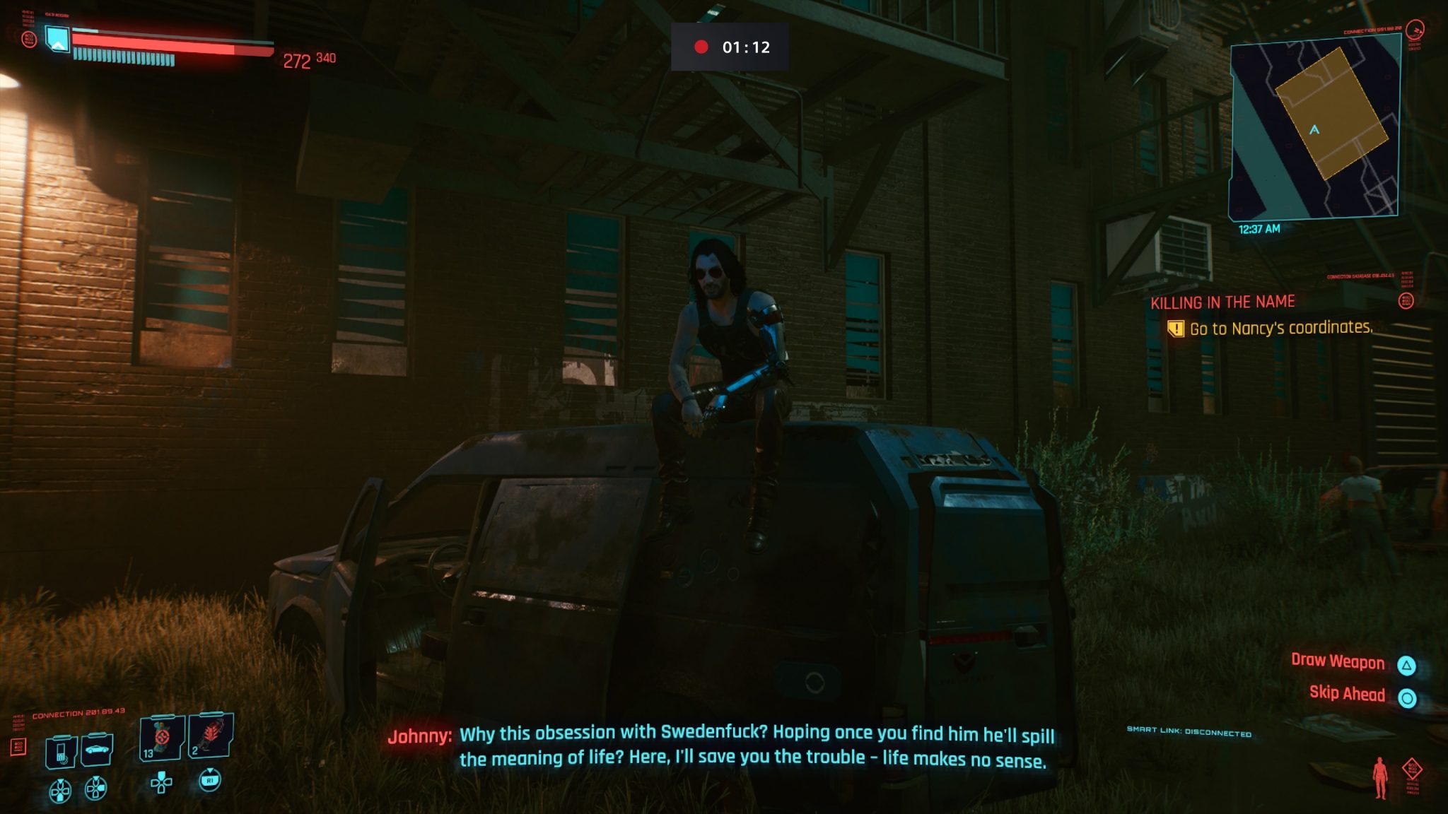 Cyberpunk 2077 Killing In The Name Bug Fix And Mission Guide GGEZ   Cyberpunk 2077 Killing In The Name Johnny 2048x1152 